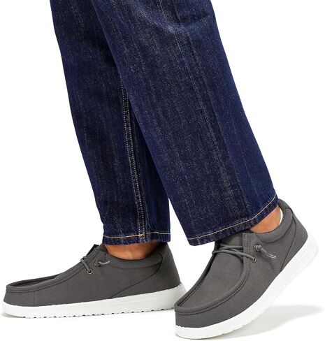 STQ Men's Orthopedic Lace up Loafers Ultralight Casual Boat Shoes with Arch Support in Saudi Arabia
