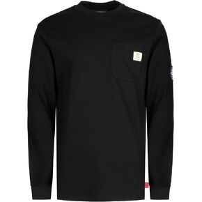 BOCOMAL FR Shirts Crewneck 7oz Midweight Flame Resistant Clothing NFPA2112 CAT2 Men's Fire Retardant Work Shirt in Kuwait