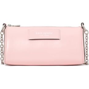 Kate Spade New York Label Smooth Leather Pochette ، Pastry Pink