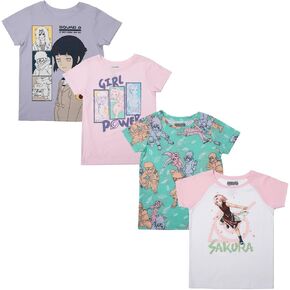 Naruto Youth Girls 4 Pack Tee