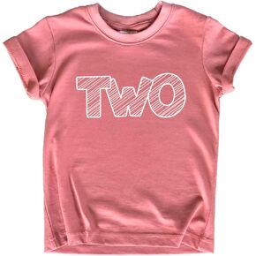 2nd Birthday Outfits for Toddler Girls 2 Year Old Shirt Girl Second Party t-Shirt Two