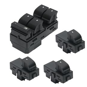 Driver Side Master Power Window Switch,3Pcs Passenger Window Switch,for Chevy Tahoe/Traverse/Silverado 07-16,for GMC Yukon/Sierra 1500 2500HD 3500HD 07-13,for Buick Enclave 07-14,20945129 22895545