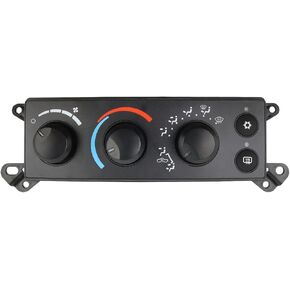 Air Conditioner and Heater Control Switch Compatible with Dodge Compatible with Dodge Dakota Ram 1500/2500/3500/4500/5500 Replaces 55057079AB 55057079AA