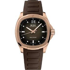 Mido Multifort TV Date Big - Watch Automatic Watch للرجال - Dial البني - Case 40mm - M0495263729100