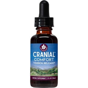 WishGarden Herbs Cranial Comfort - Plant-Based Herbal Supplement with White Willow Bark Extract, Lavender & Scullcap Supports Release of Head, Neck & Shoulders Tension, Stress & Muscle Tension, 2oz