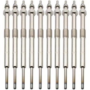 10pcs 12639701 Diesel Glow Plugs 9G for Duramax LLY LML LMM Chevy&GMC LBZ LGH 6.6L, 2006 2007 2008 2009 2010 2011 2012 2013 2014 2015 2016 Silverado, Savana, Sierra, Express Replaces# 97364968