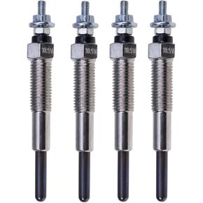 BLUESUNSOLAR 4PCS Glow Plug 9010978-51 901097851 Replacement for Hyster Yale Forklift H3.00DX A466 H1.50-2.00 A475 Replacement for Mazda Engine XA HA