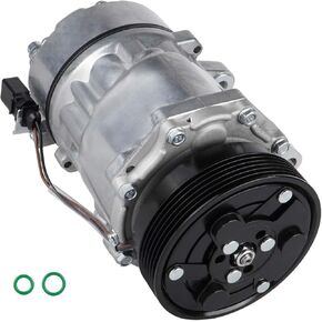 New AC Air Condition Compressor for Audi TT/TT Quattro 1.8L 3.2L 2000-2006, for Volkswagen Golf 2002-2006/Beetle 1998-2005/Jetta 2001-2005 1.8L 1.9L 2.0L 2.8L, for Sharan 1.8 02 03 04 05 06 07 08