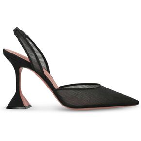 أعقاب البغل شبكة Slingback للنساء مع 3.75 بوصة كعب