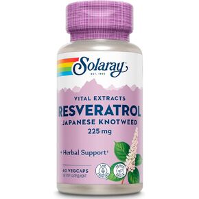 SOLARAY Triple Strength Resveratrol 225mg VCapsules | 60 Count