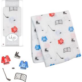 Lulujo Baby 100% Cotton Muslin Swaddle Blanket, 47 x 47-Inches, Mountain Top in Kuwait