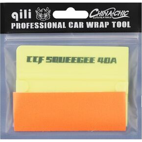 Magnetic PPF Felt Edge Squeegee Vinyl Scraper Tool, 40A 50A 60A Hardness Car Vinyl Wrap Tool, Soft TPU Felt Squeegee Car Tint Tool for Window, Mirror, Windsheild, Car DIY Crafting