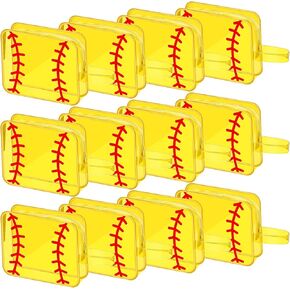 12 PCS الكرة اللينة مستحضرات التجميل الهدايا إكسسوارات لأكياس الماكياج Softball واضحة PVC CASE CASE BACTERATION POUCH