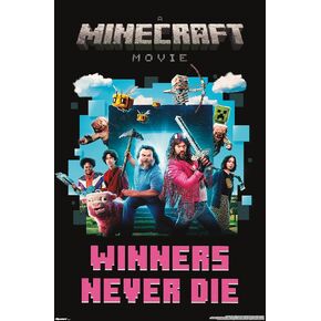 Trends International A Minecraft Movie - Group Wall Poster, 34L x 22.4W, Unframed Version