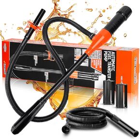 2025 New Upgraded Portable Power Battery Pump, Battery Operated Fuel Transfer Pump for Fuel, Diesel, Water Transfer 2.4 GPM Siphon Pump for Gasoline, Easy to Use Hand Fuel Pump Gas Can Pump