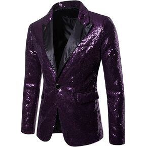 Mens Shining Sequin Suit Blazer Wedding Party Prom Tailcoat Jacket Banquet Dinner Tuxedo Swallowtail Coat Tops