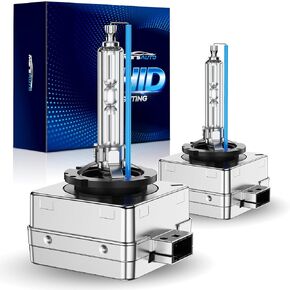 Marsauto D3S HID Plusts ، 66340 42403 42302 (42403C1) لاستبدال HID ، مصباح أبيض بارد أبيض 6000K ، قابس ولعب ، حزمة 2