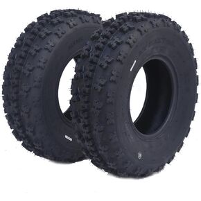 AT23x7-10-6PR TL ATV إطارات ، 23x7-10-6PR جميع الإطارات على الطرق الوعرة التضاريس (مجموعة من 2 ، بلا أنبوب)