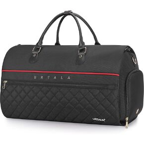 Carry On Garment Bag for Travel with Shoe Storage, Urtala Heavy Duty Suit Bag for Suits, Tuxedos, Dresses, Coats, Convertible 2 in 1 Hanging Suit Travel Bag for Men and Women