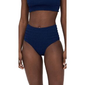 Sea Women's Shyla Solid Smocked Bikini Bottoms