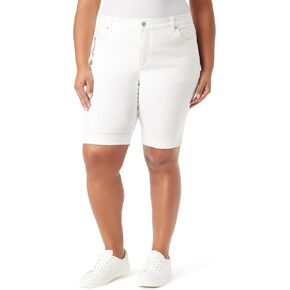 Gloria Vanderbilt Women's Amanda Bermuda High Rise Short Plus