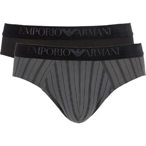 Emporio Armani Men's Tartan Gift Box 2-Pack Brief