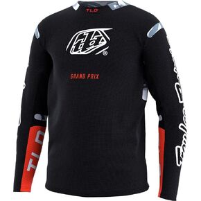 Troy Lee Designs 2023 Youth GP Pro Jersey - يمزج Camo (متوسط) (أسود/أبيض)