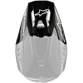 Alpinestars 8986323-9190-OS: S-M5 Visor Corp Dark Grey Glossy