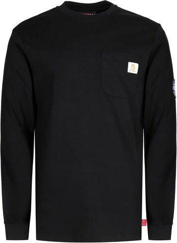بوكومال الاب من القمصان Crewneck 7oz للوزن المتوسط ​​للهب الملابس NFPA2112 CAT2 قميص العمل المتأقيل للرجال CAT2 in Saudi Arabia