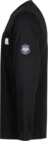 بوكومال الاب من القمصان Crewneck 7oz للوزن المتوسط ​​للهب الملابس NFPA2112 CAT2 قميص العمل المتأقيل للرجال CAT2 in Saudi Arabia