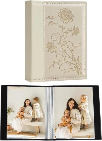 Artmag Photo Album 4x6 300 Photos, Extra Large Capacity Leather Cover Wedding Family Photo Albums Holds 300 Horizontal 4x6 Photos(Dark Green) in Kuwait
