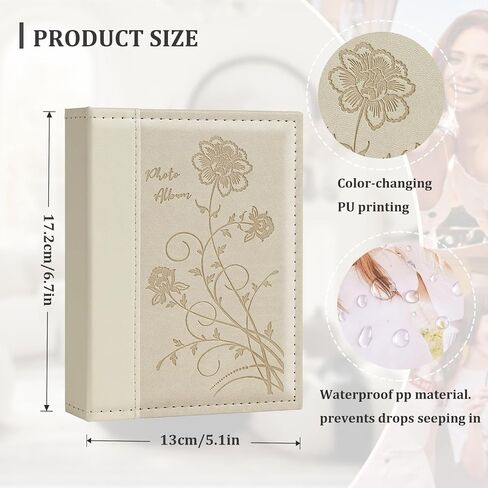 Artmag Photo Album 4x6 300 Photos, Extra Large Capacity Leather Cover Wedding Family Photo Albums Holds 300 Horizontal 4x6 Photos(Dark Green) in Kuwait