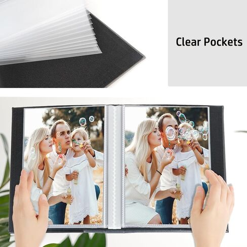 Artmag Photo Album 4x6 300 Photos, Extra Large Capacity Leather Cover Wedding Family Photo Albums Holds 300 Horizontal 4x6 Photos(Dark Green) in Kuwait