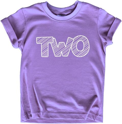 2nd Birthday Outfits for Toddler Girls 2 Year Old Shirt Girl Second Party t-Shirt Two in Kuwait