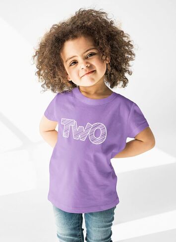 2nd Birthday Outfits for Toddler Girls 2 Year Old Shirt Girl Second Party t-Shirt Two in Kuwait