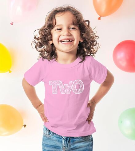 2nd Birthday Outfits for Toddler Girls 2 Year Old Shirt Girl Second Party t-Shirt Two in Kuwait
