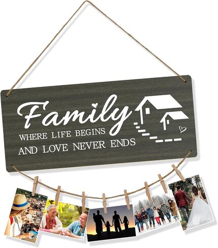 Friendship Gifts for Women Graduation Best Friend Long Distance Gifts for Her Hanging Photo Display Sister Gift for Sisters Picture Frames Wall Decor Photo Board Coworker Leaving Gift for Work Bestie in Saudi Arabia