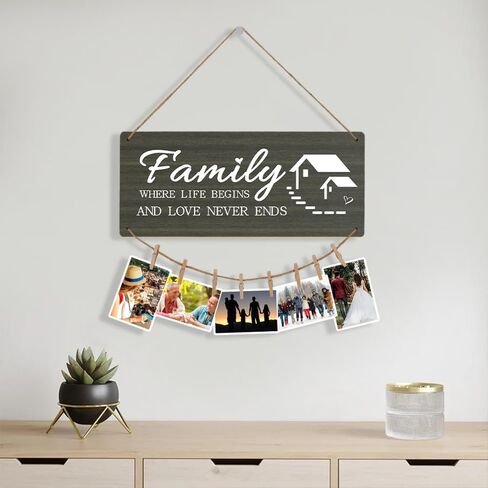 Friendship Gifts for Women Graduation Best Friend Long Distance Gifts for Her Hanging Photo Display Sister Gift for Sisters Picture Frames Wall Decor Photo Board Coworker Leaving Gift for Work Bestie in Saudi Arabia