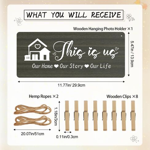Friendship Gifts for Women Graduation Best Friend Long Distance Gifts for Her Hanging Photo Display Sister Gift for Sisters Picture Frames Wall Decor Photo Board Coworker Leaving Gift for Work Bestie in Saudi Arabia
