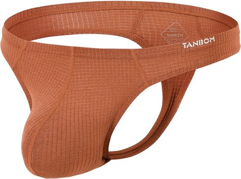 Mens Bulge Pouch Thongs Underwear Sexy Low Rise Striped T-Back Breathable Stretch G Strings in Saudi Arabia