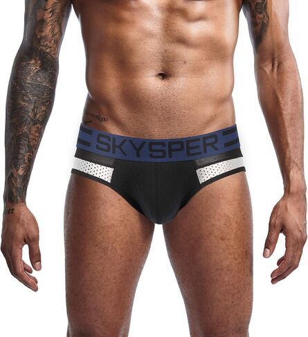 SKYSPER Mens Jockstrap Underwear Jock Straps Male Athletic Supporters for Men in Saudi Arabia