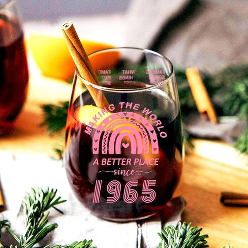 Greatingreat 1954 Old Time Information 70th Birthday Gifts for Women Men - 1954 Vintage 15 oz Stemless Wine Glass - 70 Year Old Birthday Party Decorations - Seventy Class Reunion Ideas in Saudi Arabia