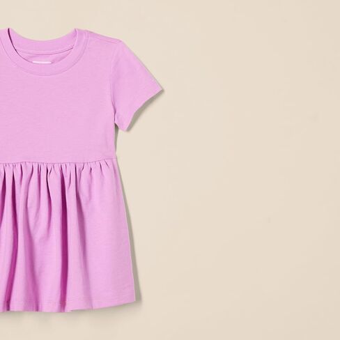Amazon Essentials Girls and Toddlers' Short Sleeve Jersey Dress, Pack of 3 in Kuwait