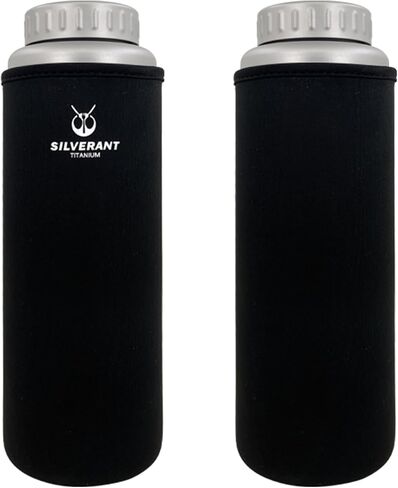 زجاجة مياه من التيتانيوم سعة 1500 مل/52.8 أونصة سائلة، زجاجة مياه رياضية خفيفة للغاية مضادة للتسرب للاستخدام في الهواء الطلق، زجاجة رياضية للتخييم والتنزه سيرًا على الأقدام وترطيب EDC in Kuwait