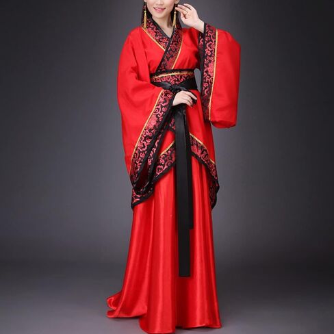 Resnan Women's Chinese Hanfu Swordsman Costume Ancient Traditional Adult Cosplay Outfit Martial Arts Wear Stage Performance in Saudi Arabia