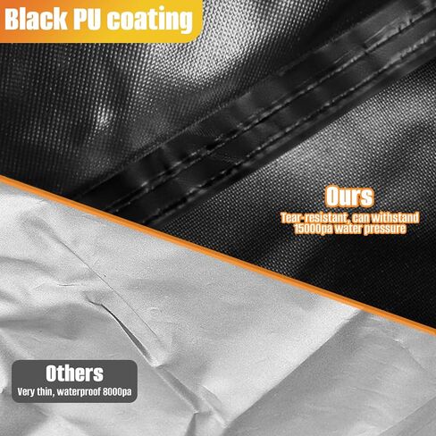 Kovshuiwe Kids Water Table Cover Fit Step2 Rain Showers Splash Pond Water Table, 420D Waterproof Dust Proof Anti-UV Outdoor Toys Cover-Cover only in Kuwait