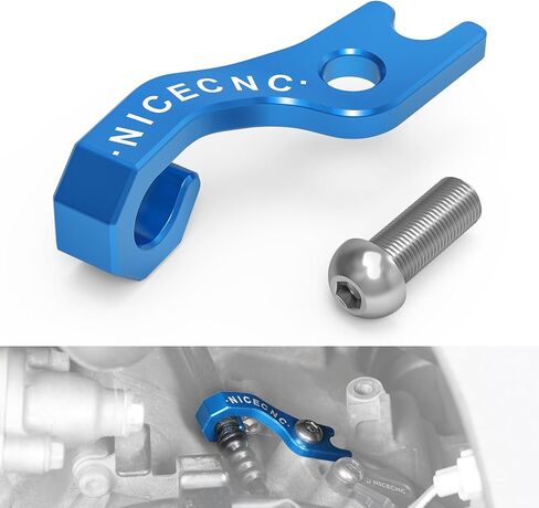 Blue Clutch Brake Master Cylinder Cable Clip Compatible with Yamaha YFZ450R 2009-2024 2023 2022 2021 2020, Replacement for 5TA-15441-00-00, 5TA-15441-01-00, See Fitments in Kuwait