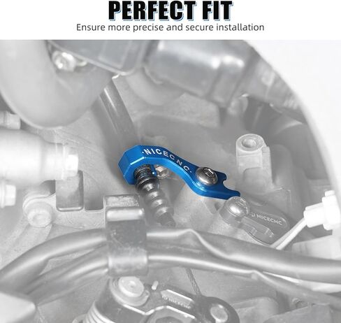 Blue Clutch Brake Master Cylinder Cable Clip Compatible with Yamaha YFZ450R 2009-2024 2023 2022 2021 2020, Replacement for 5TA-15441-00-00, 5TA-15441-01-00, See Fitments in Kuwait