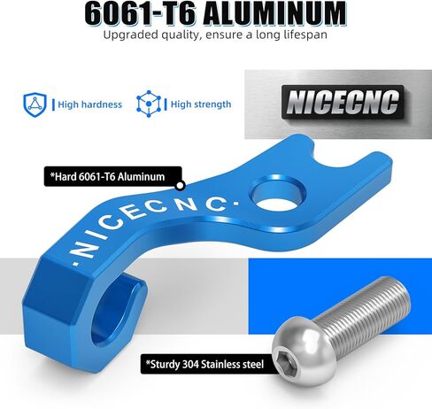 Blue Clutch Brake Master Cylinder Cable Clip Compatible with Yamaha YFZ450R 2009-2024 2023 2022 2021 2020, Replacement for 5TA-15441-00-00, 5TA-15441-01-00, See Fitments in Kuwait