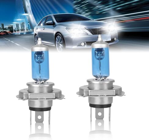 Fit for Honda CR-V CRV 2007 2008 2009 2010 2011 2012 2013 2014 Headlight Bulbs,9003/H4 High Low Beam Halogen Headlamp Replcement Bulb Kit,Plug and Play,Bright White,Pack of 2 in Saudi Arabia
